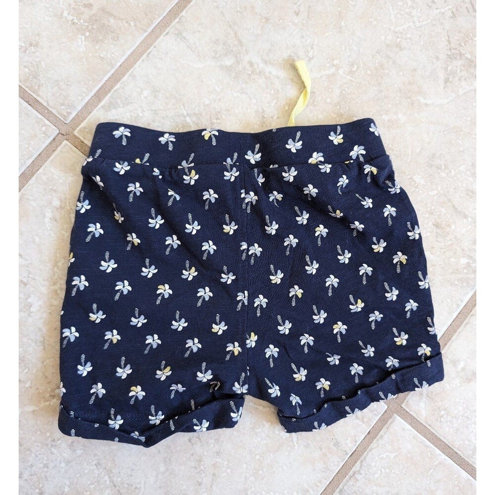 Obaibi Shorts Size 12m Palm Tree Print for Baby Boy